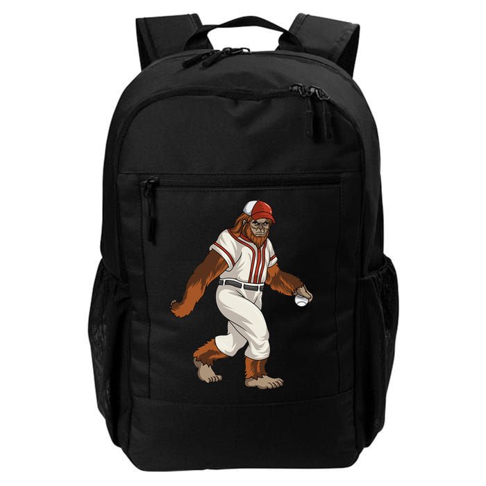 Bigfoot Baseball Sasquatch Playing Baseball Player Backpack