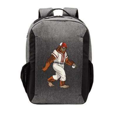 Bigfoot Baseball Sasquatch Playing Baseball Player Vector Backpack