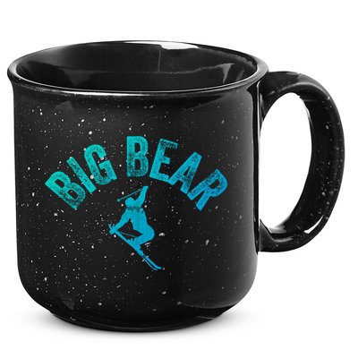 Big Bear Ski Vintage Skiing Big Bear Retro California Style Cute Gift 15oz Campfire Ceramic Mug
