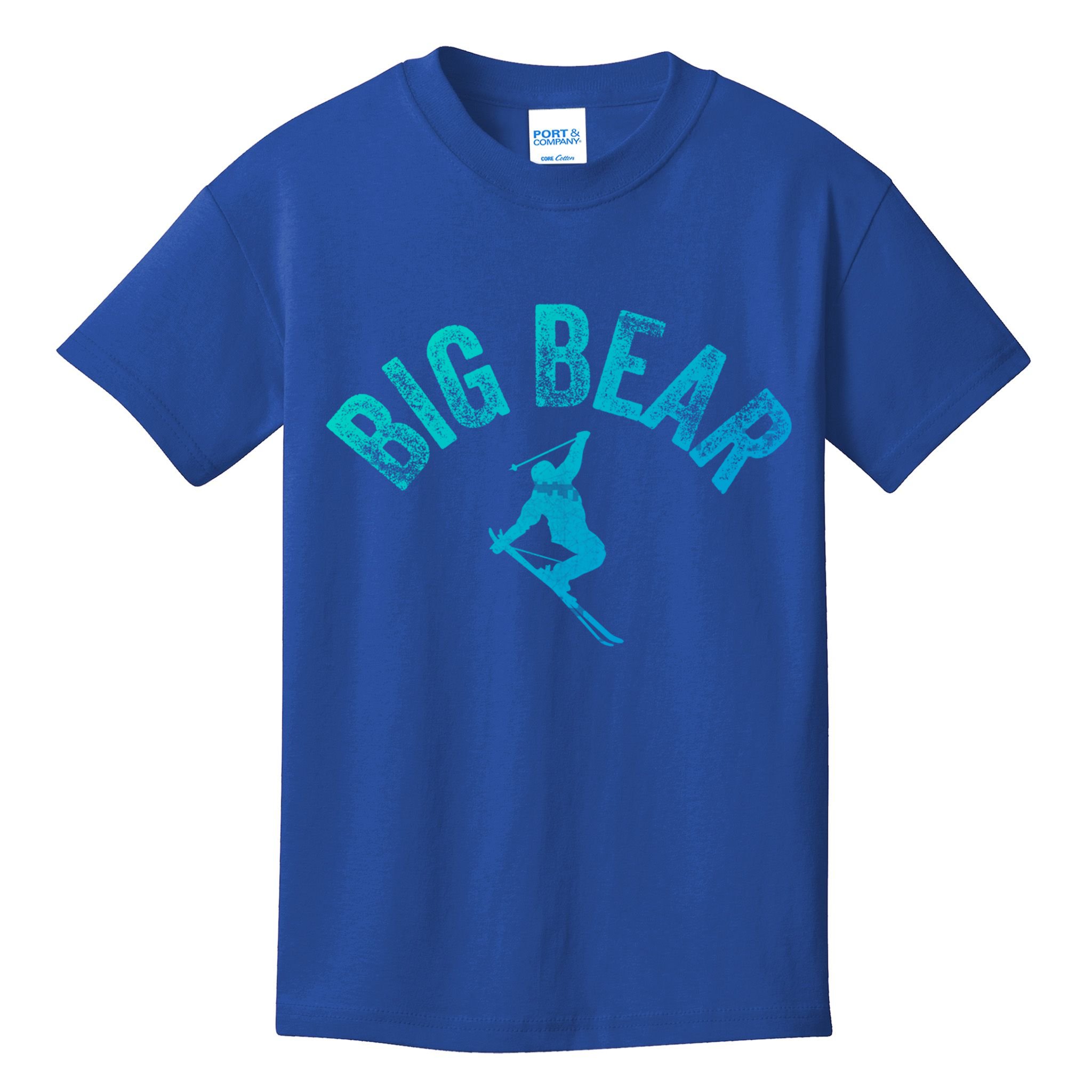 Big Bear Ski Vintage Skiing Big Bear Retro California Style Cute Gift Kids T-Shirt