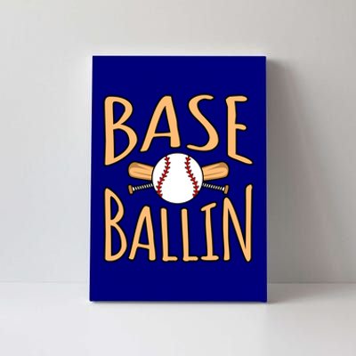 Baseball Ballin Sports Player Lover Coach Graphic Great Gift Canvas