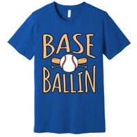 Baseball Ballin Sports Player Lover Coach Graphic Great Gift Premium T-Shirt