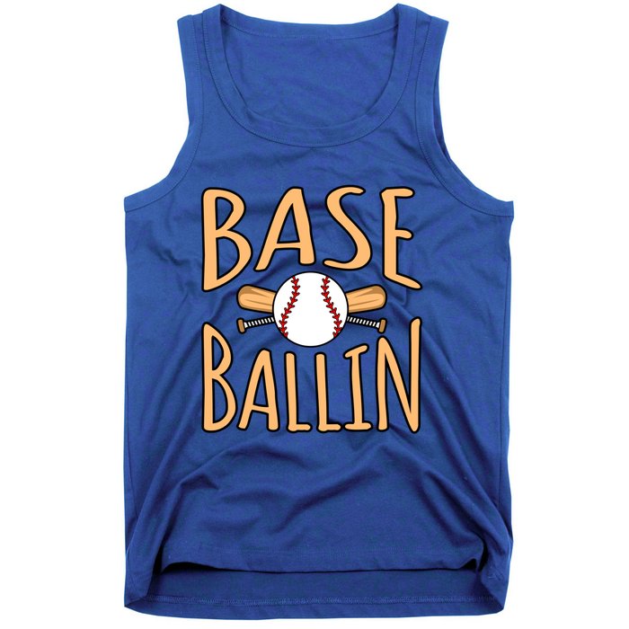 Baseball Ballin Sports Player Lover Coach Graphic Great Gift Tank Top