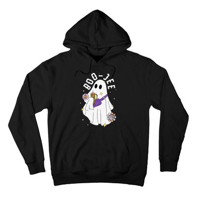 Boujee BooJee Spooky Season Cute Ghost Halloween Costume Hoodie