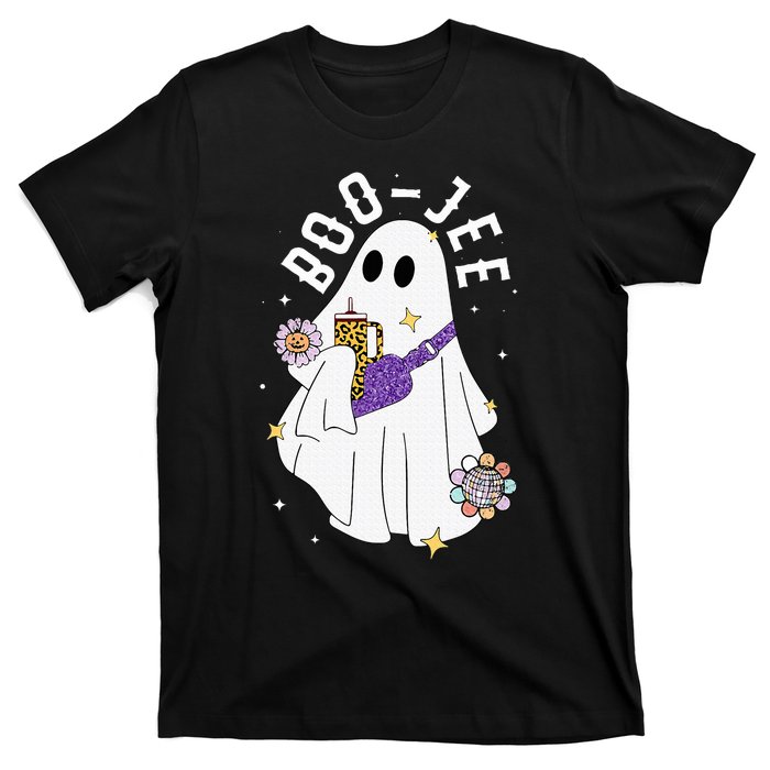 Boujee BooJee Spooky Season Cute Ghost Halloween Costume T-Shirt