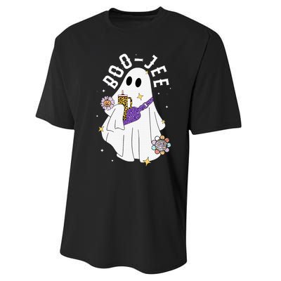 Boujee BooJee Spooky Season Cute Ghost Halloween Costume Performance Sprint T-Shirt