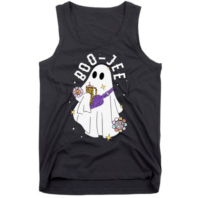 Boujee BooJee Spooky Season Cute Ghost Halloween Costume Tank Top