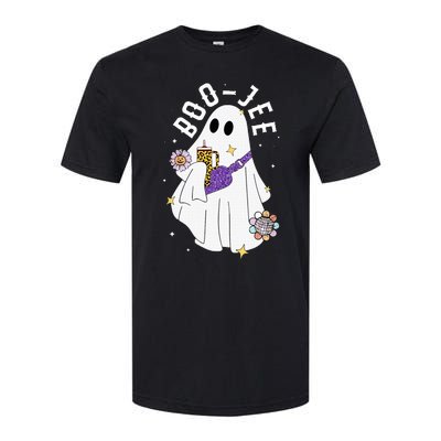 Boujee BooJee Spooky Season Cute Ghost Halloween Costume Softstyle CVC T-Shirt