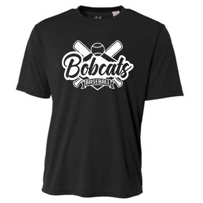 Bobcat Baseball Sport Baseball Cooling Performance Crew T-Shirt