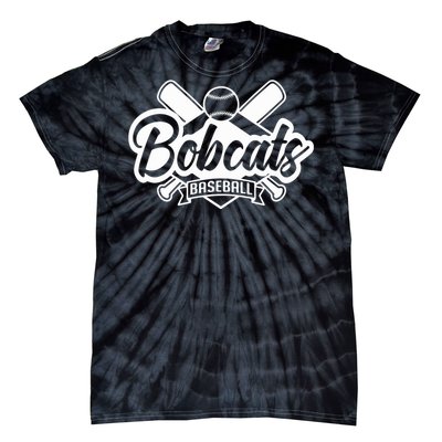 Bobcat Baseball Sport Baseball Tie-Dye T-Shirt