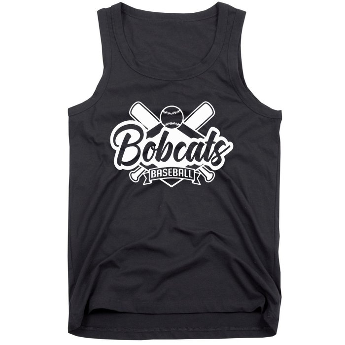 Bobcat Baseball Sport Baseball Tank Top