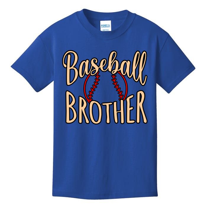 Baseball Brother Sports Player Lover Coach Graphic Gift Kids T-Shirt