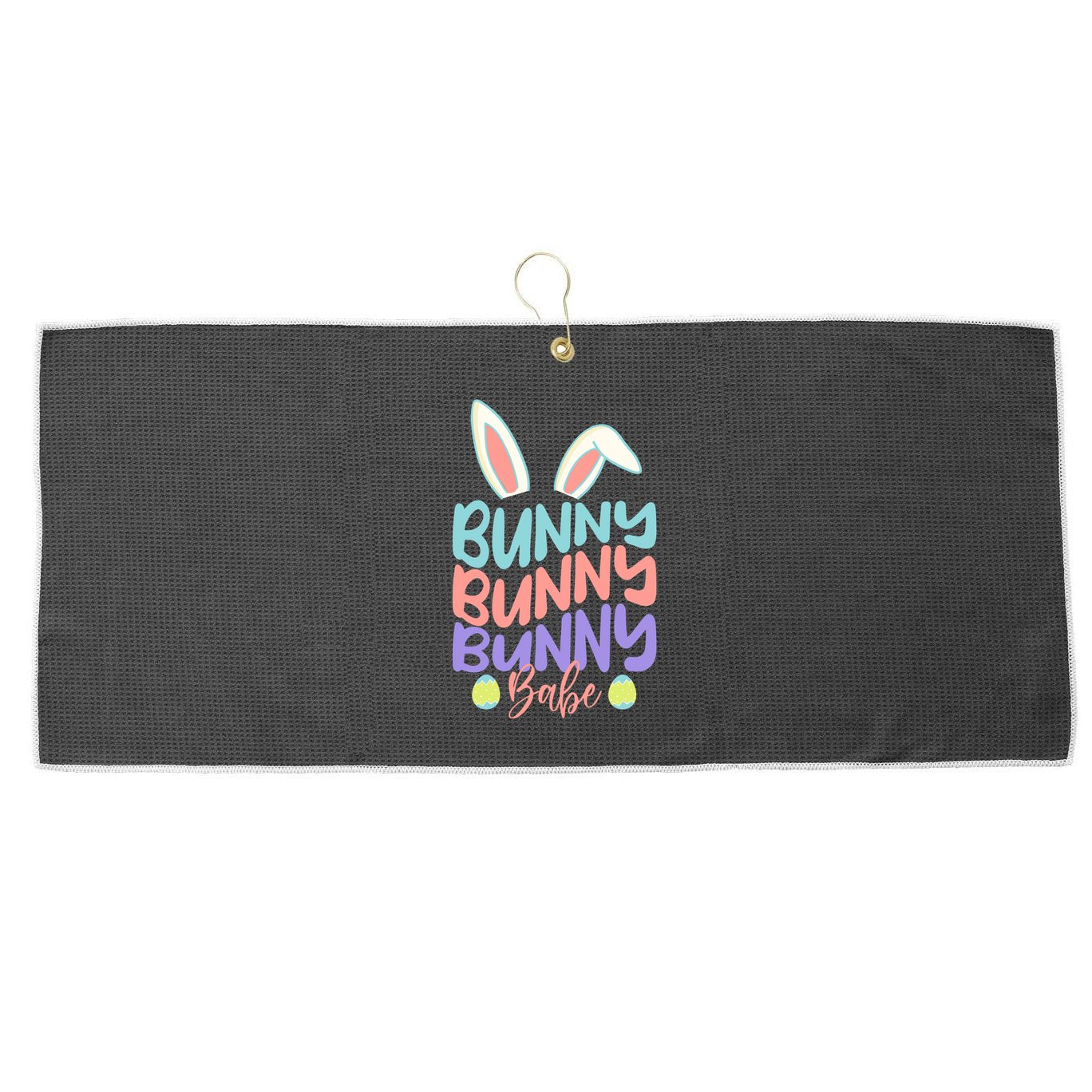 Bunny Babe Sweet Rabbit Design Clothes Gift Funny Gift Large Microfiber Waffle Golf Towel