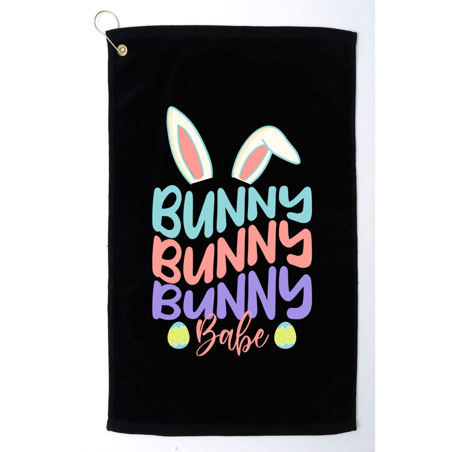 Bunny Babe Sweet Rabbit Design Clothes Gift Funny Gift Golf Towel