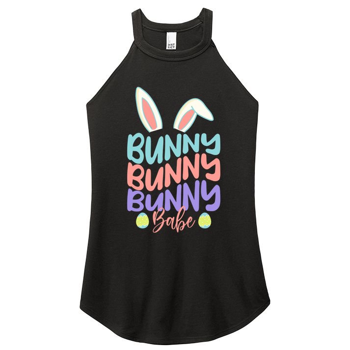Bunny Babe Sweet Rabbit Design Clothes Gift Funny Gift Women's Perfect Tri Rocker Tank