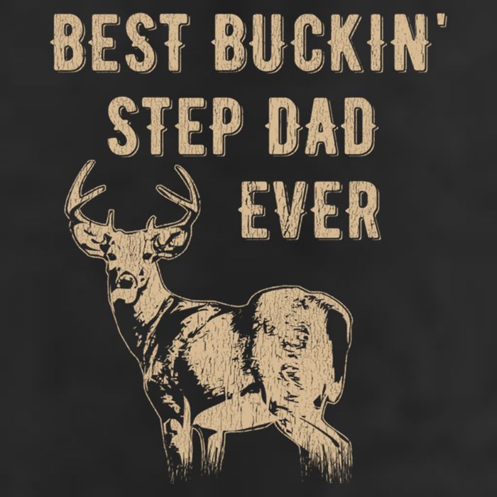 Best Buckin Stepdad Ever Deer Hunter FatherS Day Gift 7 Panel Mesh Trucker Snapback Hat