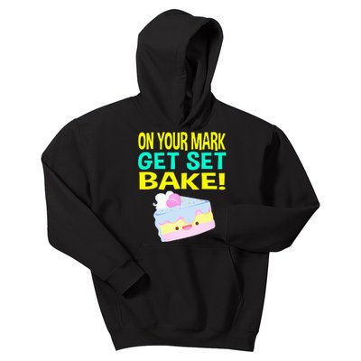 British Baking Show Gifts Baking Get Set Bake Off Kids Hoodie