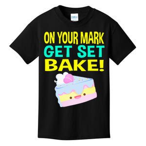 British Baking Show Gifts Baking Get Set Bake Off Kids T-Shirt