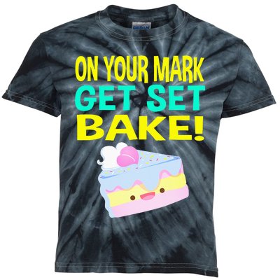 British Baking Show Gifts Baking Get Set Bake Off Kids Tie-Dye T-Shirt