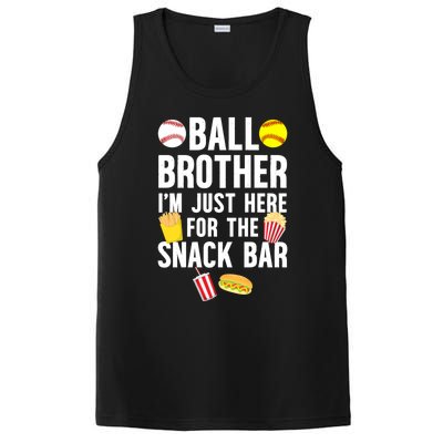 Ball Brother Snack Bar Baseball Softball Brother Gift PosiCharge Competitor Tank