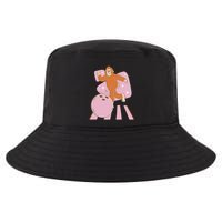 Bigfoot Bowling Sasquatch Funny Cool Comfort Performance Bucket Hat