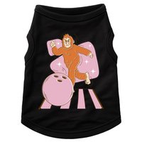 Bigfoot Bowling Sasquatch Funny Doggie Tank