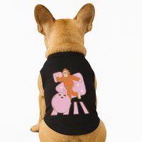 Bigfoot Bowling Sasquatch Funny Doggie Tank