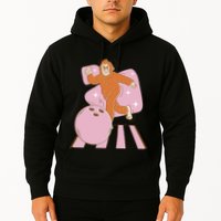 Bigfoot Bowling Sasquatch Funny Hoodie