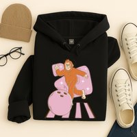 Bigfoot Bowling Sasquatch Funny Hoodie