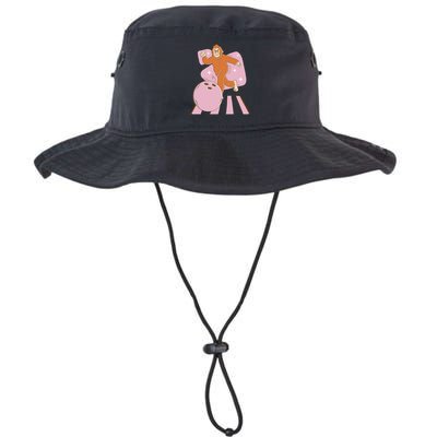 Bigfoot Bowling Sasquatch Funny Legacy Cool Fit Booney Bucket Hat