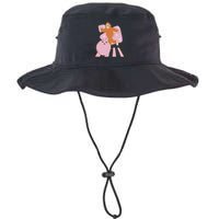 Bigfoot Bowling Sasquatch Funny Bucket Hat