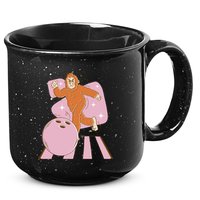 Bigfoot Bowling Sasquatch Funny 15oz Campfire Ceramic Mug