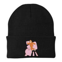 Bigfoot Bowling Sasquatch Funny Beanie