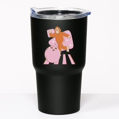 Bigfoot Bowling Sasquatch Funny Tumbler