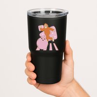 Bigfoot Bowling Sasquatch Funny Tumbler