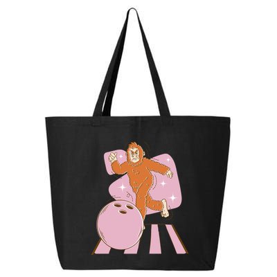 Bigfoot Bowling Sasquatch Funny 25L Jumbo Tote