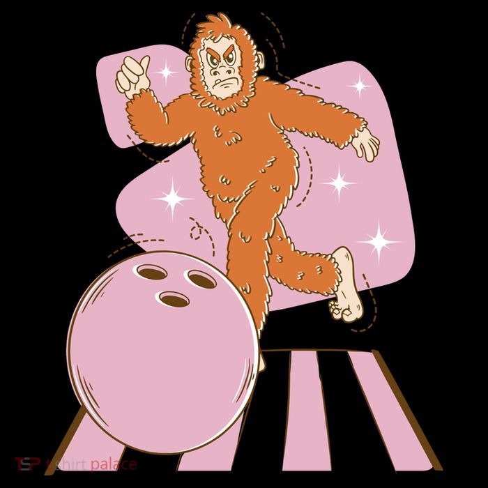 Bigfoot Bowling Sasquatch Funny Toddler Sweatshirt