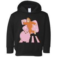 Bigfoot Bowling Sasquatch Funny Toddler Hoodie