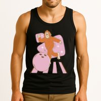 Bigfoot Bowling Sasquatch Funny Tank Top