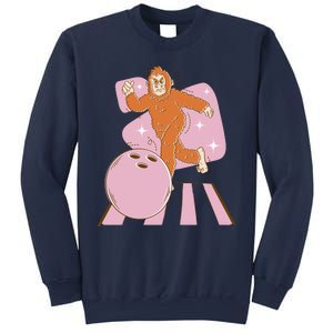 Bigfoot Bowling Sasquatch Funny Sweatshirt