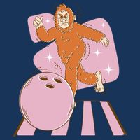 Bigfoot Bowling Sasquatch Funny Infant Baby Jersey Bodysuit