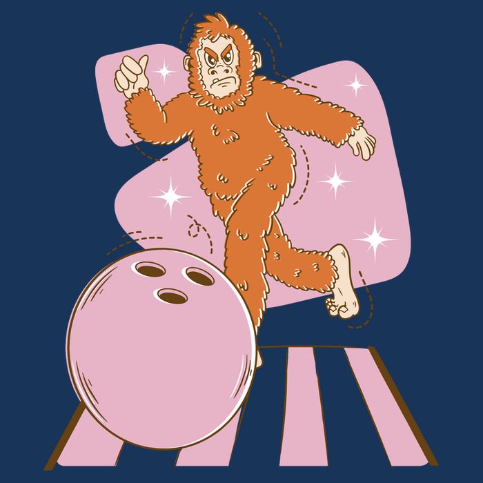 Bigfoot Bowling Sasquatch Funny Infant Baby Jersey Bodysuit
