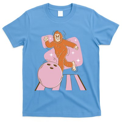 Bigfoot Bowling Sasquatch Funny T-Shirt