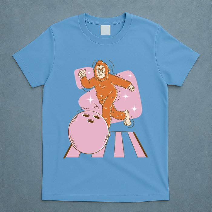 Bigfoot Bowling Sasquatch Funny T-Shirt