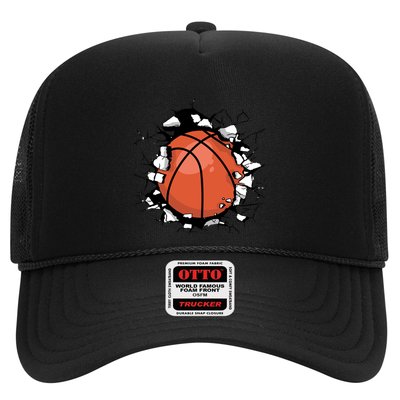 Basketball Ball Sport Basket Gift Trucker Hat