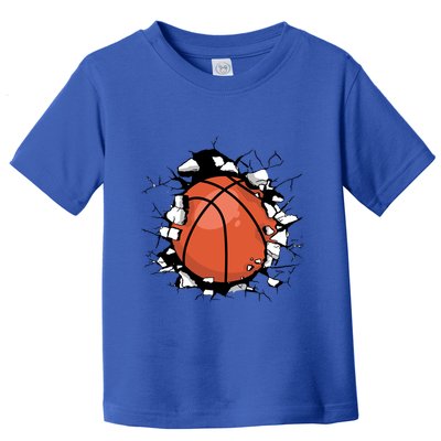 Basketball Ball Sport Basket Gift Toddler T-Shirt