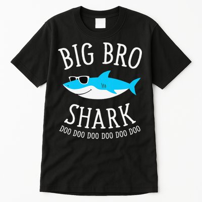  Big Bro Shark Funny Big Brother Tall T-Shirt