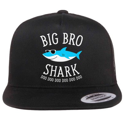  Big Bro Shark Funny Big Brother Flatbill Hat