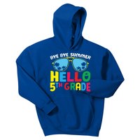 Bye Bye Summer Hello Fifth Grade Cute 5Th Grade Cool Gift Kids Hoodie