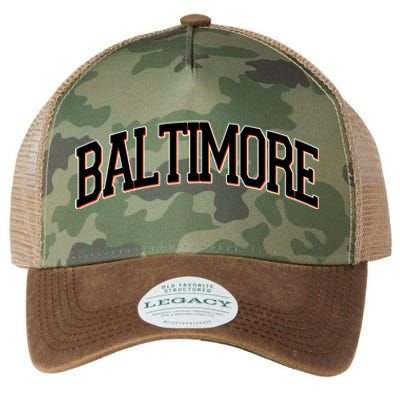 Baltimore Baseball Sport Logo Legacy Tie Dye Trucker Hat